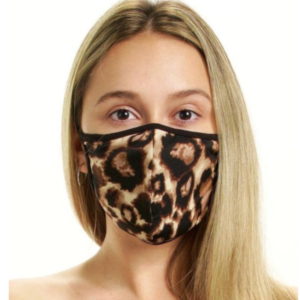 Cheetah Printed Face Mask
